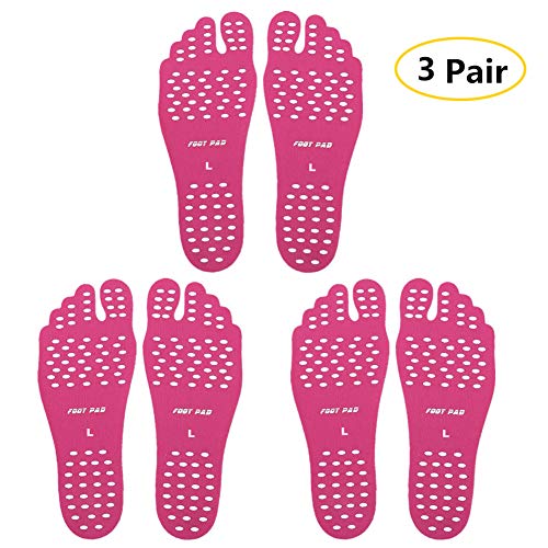 SEALEN Beach Foot Pads for Barefoot, Invisible Shoes Stick o