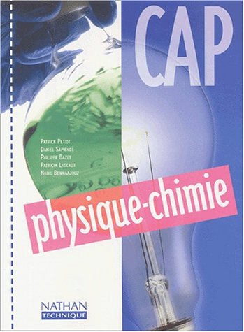 Physique-chimie, CAP