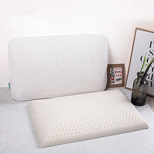 Buy Focux Slim er Natural Latex Foam Pillow, Thin,2.75 inches Tall