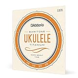 D'Addario EJ87B Titanium Ukulele Strings, Baritone