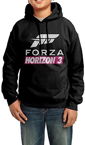 Youth's Forza Horizon 3 Video Game 100% Cotton Hooded Sweashirt Large