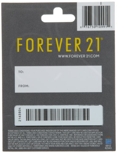 Forever 21 Gift Card 25 Pricepulse