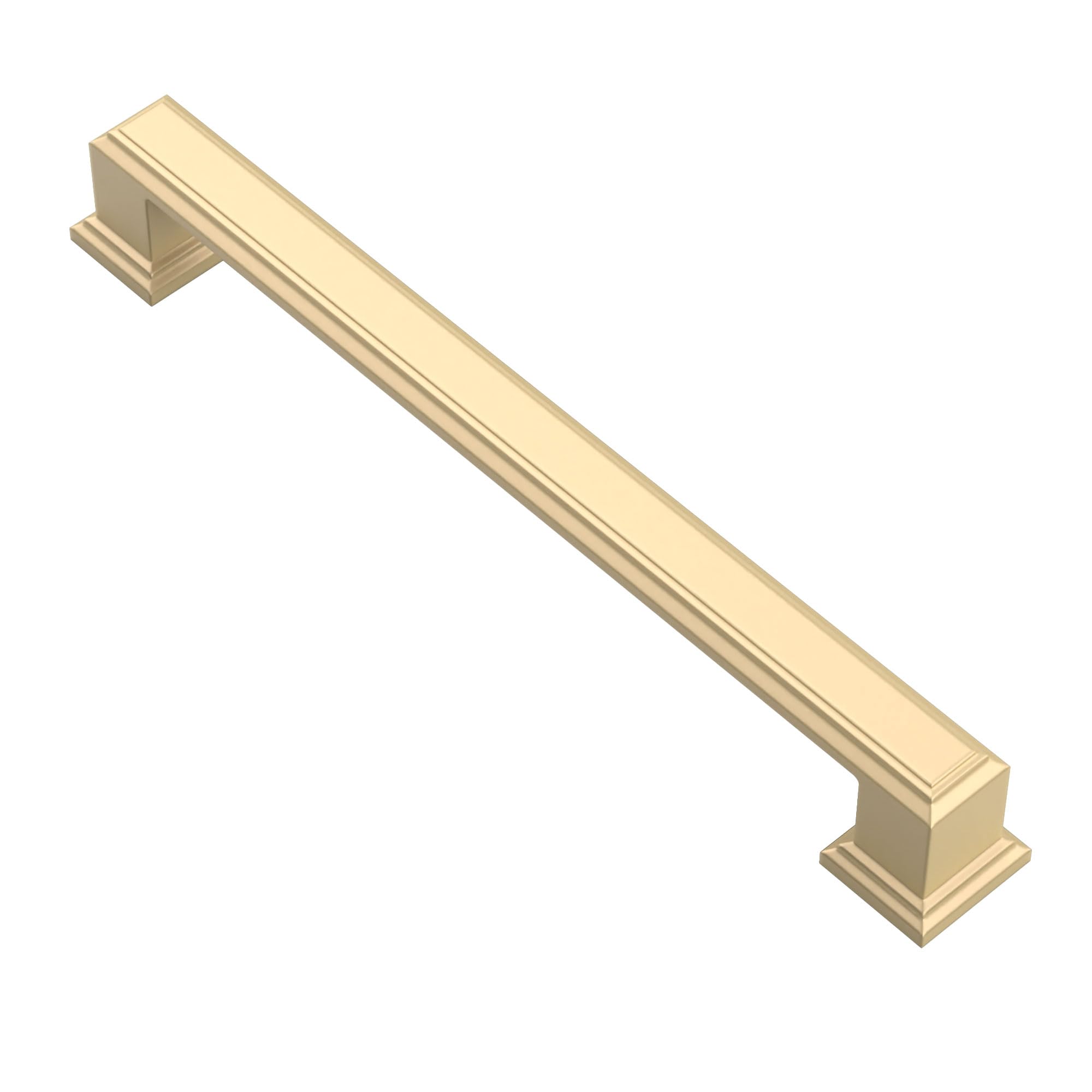 Photo 1 of ***(MISSING 1)***Alzassbg 6 Pack Matt Gold Cabinet Pulls, 6-1/4 Inch(160mm) Hole Center Cabinet Handles Kitchen Pulls for Cabinets and Drawer AL3071MGP