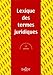 Lexique des termes juridiques 14ed (French Edition) by