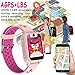 Kids Smart Watch Phone GPS Tracker Boys Girls Childs Smartwatch Touch Screen SOS Two Way Call Camera Electronic Learning Toys Outdoor Sport Cellphone Wristwatch Christmas Birthday Holiday Gift