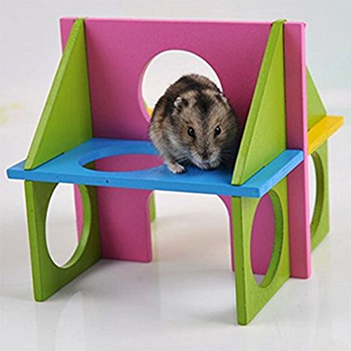 Da.Wa Flying Saucer Wheel Hamster Toys Hamster Wheel Flying Saucer Pet Toy Hamster Toys and Accessories for Small Hamster Animals