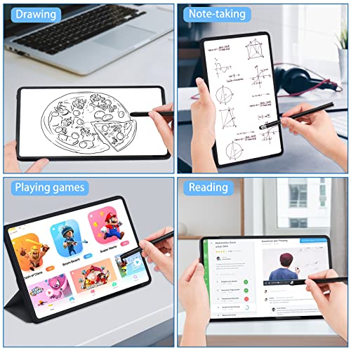 Stylus Pen for iPad (2 Pcs), Fine Point Capacitive Stylus Pens Touch Screens for Apple/iPhone/Ipad pro/Mini/Air/Android/Microsoft/Surface All Touch Screens - Black/Black