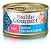 Blue Buffalo Healthy Gourmet Natural Adult Pate Wet Cat Food Indoor Chicken 3-oz cans (Pack of 24)