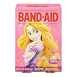 Band-Aid Decorative Adhesive Bandages, Disney's Princesses, Assorted, 20 Count (Pack of 4)