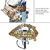 BLISSWILL-Outdoor-Multifunctional-Fishing-Tackle-Bag-Water-Resistant-Waist-Shoulder-Carry-Strap-Storage-Waist-Pack-Sling-Bag-Fishing-Gear-Storage-for-Fishing-Hunting-Climbing-Hiking