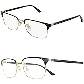 Gucci GG0131O Designer Fashion Eyeglasses Stylish Rectangular Frame Eyewear with Luxury eSHADES Kit - Embrace Sophistication and Elegance