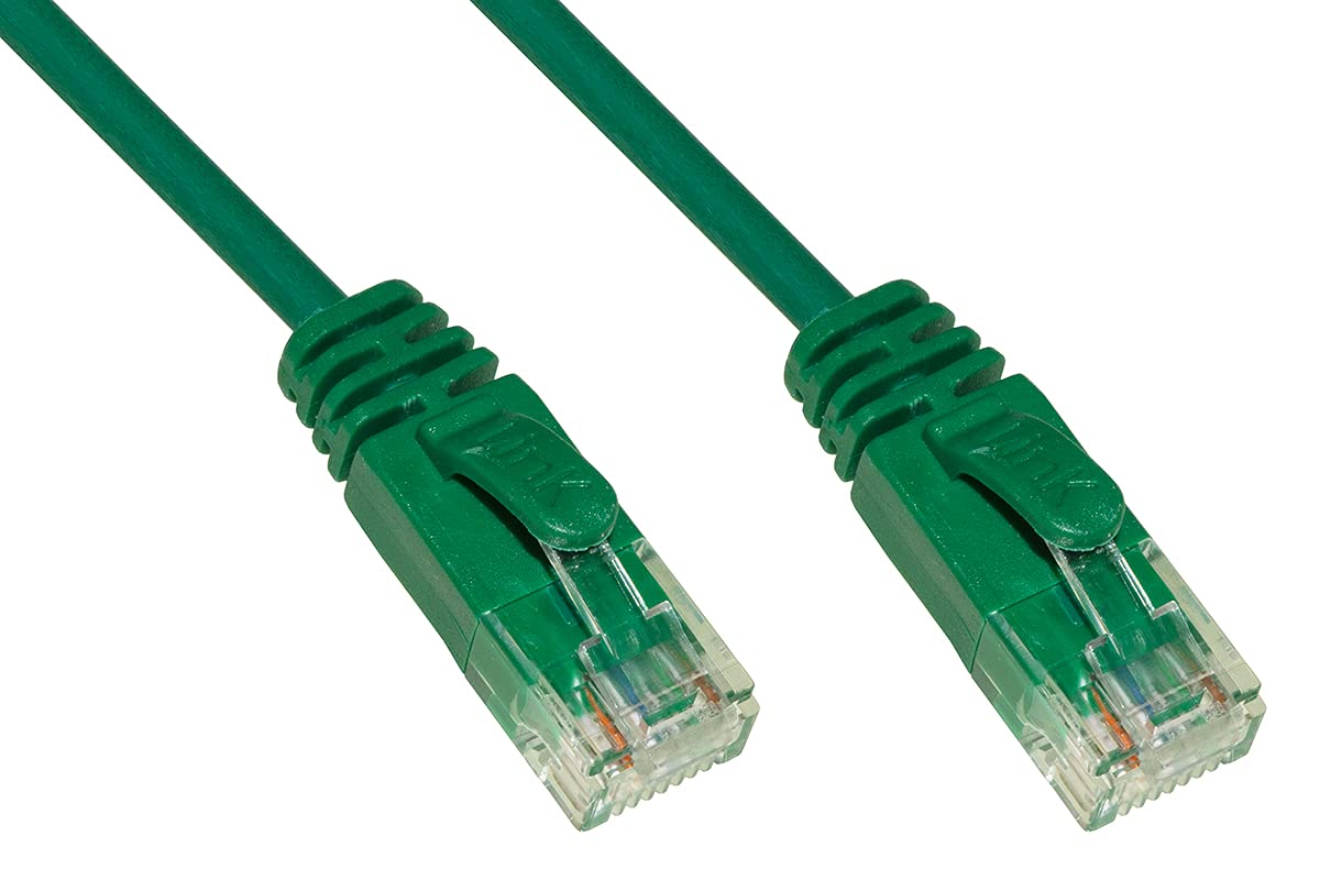 LINK LK6U100VS Network Cable Cat. 6 Unshielded UTP Color Green HALOGENFREE MT 10 SLIM