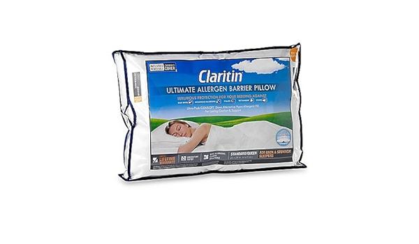 claritin side sleeper pillow