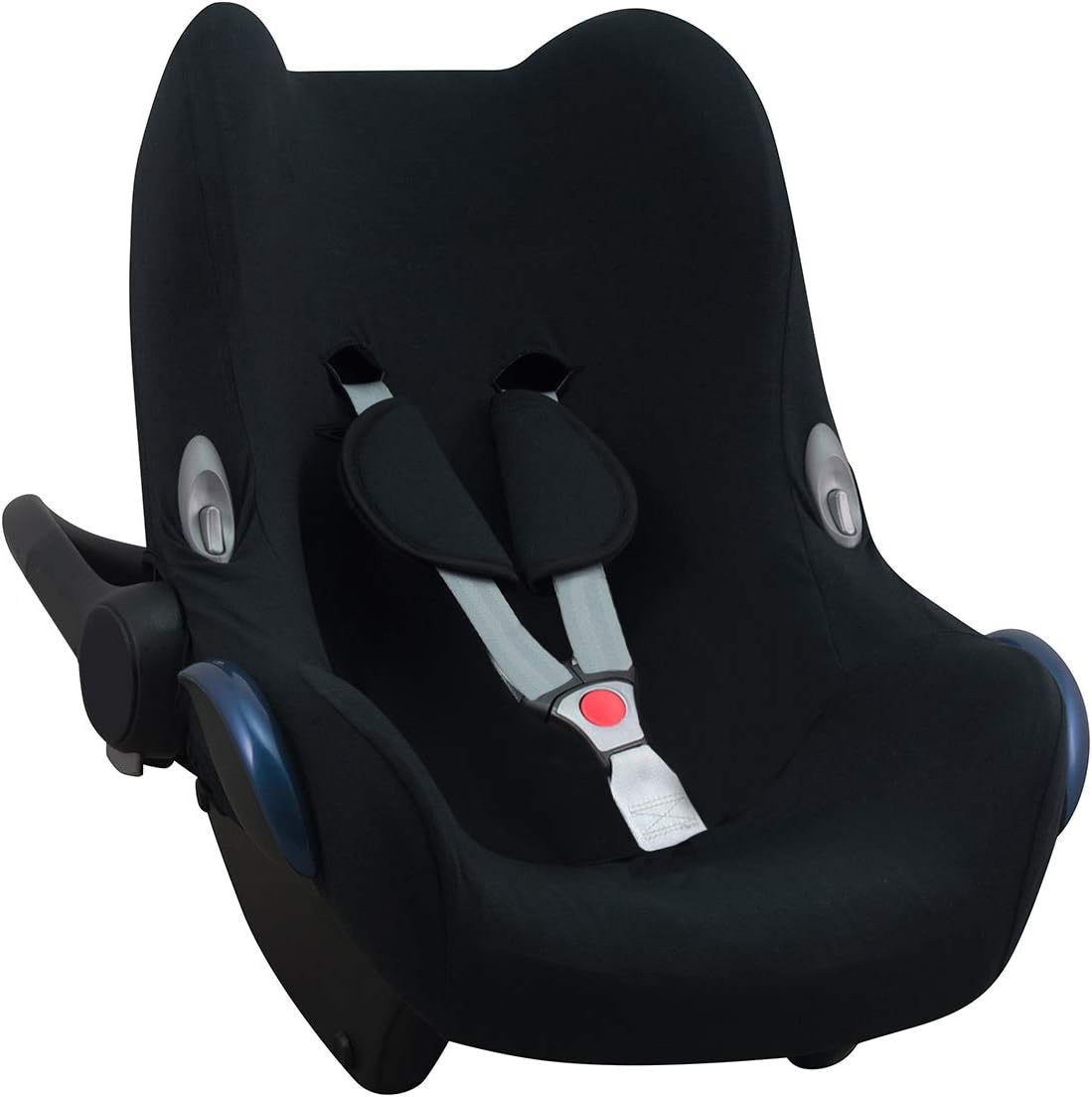 JYOKO Kids Baby car seat Cover Liner Made Cotton Compatible with Maxi COSI Cabriofix and gr 0 (Black Series) - Image 3