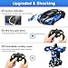 RC Cars Robot for Kids Remote Control Car Transformers Gesture Sensing Toys with One-Button Deformation and 360°Rotating Drifting 1:14 Scale , Aluminum Alloy Best Gift for Boys and Girls (Blue)thumb 2