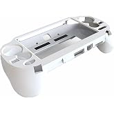 L2 R2 Trigger Hand Grip Shell Controller Protective Case for Vita 1000 (White)