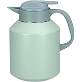 MUCR 70 oz Thermal Coffee Carafe Insulated for Keeping Hot and Cold, Stainless Steel Vacuum Thermal Coffee Pot for Coffee, Tea, Water for Parties, Green