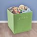 ShellKingdom Storage Bins, Foldable Fabric Storage Cubes And Cloth Storage Organizer Drawer For Closet And Toys Storage, 6 Pack (Green)