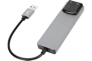 ciciglow 7.1 USB Surround Sound Card, External Stereo Sound Card with 48KHz SPDIF Digital Sound for Laptop PC Silver