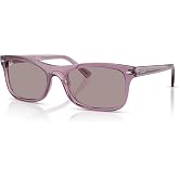 Ray-Ban RB2226 Square Sunglasses for Men for Women | In Black, Transparent Light Brown &amp; Transparent Grey. Polarized options available. Lightweight flexible frame.