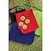 DARICE One Package of 12 pieces Design-A-Button 2-1/2