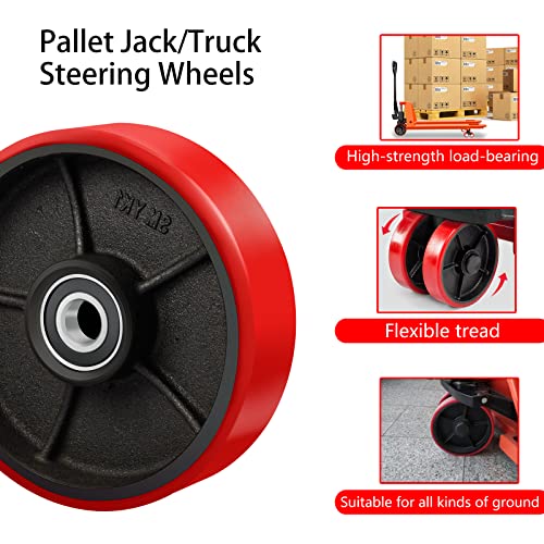 Draywitt Pallet Jack Wheels Replacement,pallet Jack & Lift Truck Wheels With 20mm ID Bearings,7