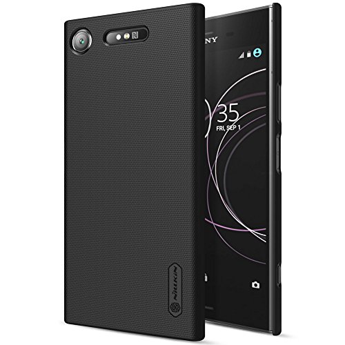 Kepuch Frost Sony Xperia XZ1 Case - Super Frosted Shield Shell PC Hard Case Cover With Screen Protector For Sony Xperia XZ1 - Black