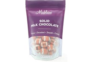 THE MADELAINE CHOCOLATE COMPANY Madelaine Premium Milk Chocolate Footballs - Party Favor Candy - Football Coach Gift - Wrapped In Italian Foil (1/2 LB)
