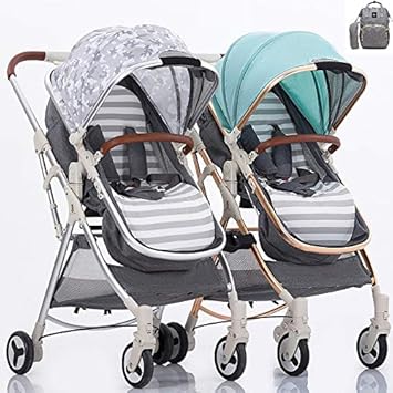 dark green pram