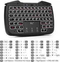 (Backlit Version)Rii RK707 3 in 1 Multifunctional