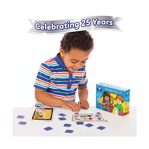 Orchard Toys Shopping List Memory and Matching Pairs Large Card Game, Food Shop & Trolley Snap Cards for Kids…