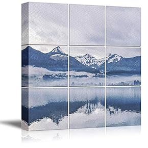 Calm Lake Home Artwork for Living Room Bedroom