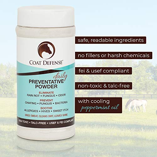 Coat Defense Daily Preventative Powder for Horses Safe & Effective
