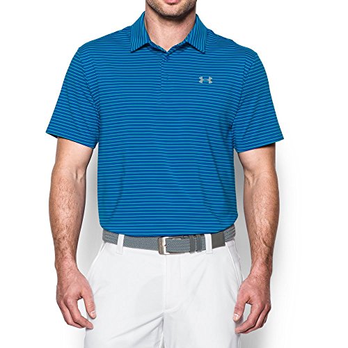 Under Armour Men's Playoff Polo, Blue Marker/Steel, XX-Large