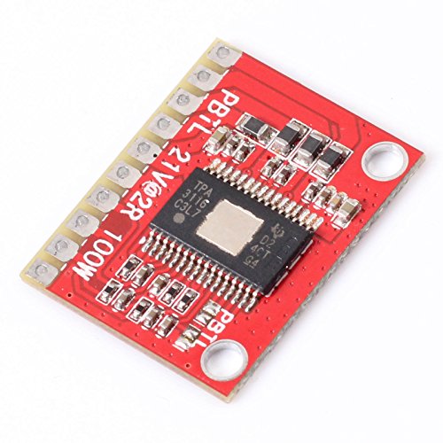 Audio Amplifier Board, Icstation ???? ????? Compatible Stereo Au 並行輸入品 Digital Amplifier Wireless Audio Amp Board - Dual Channel 50W+50W