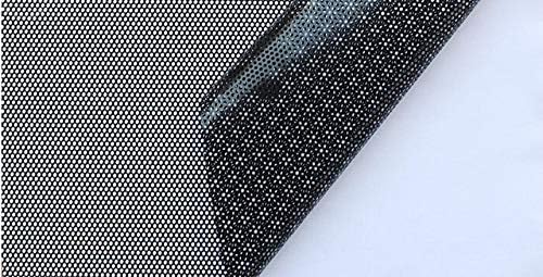 CGDX Mesh Film One Way Vision Perforated Black Fly Eye Window Car Rear Light Headlight Legal Tint 50cmx500cm Black mesh film