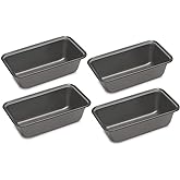 Cuisinart CMBM-4LP Mini Loaf Pan 4 Count (Pack of 1)