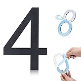 6 Inch Self-adhesive House Numbers,Stainless Steel