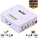 HDMI to RCA,HDMI to AV,1080P HDMI to 3RCA CVBs AV Composite Video Audio Converter Adapter Supports PAL/ NTSC for Amazon Fire TV Stick, Roku, Chromecast, Apple TV, PC, Laptop, Xbox, HDTV, DVD Etc