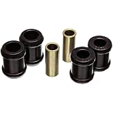 Energy Suspension Shock End Bushing, Rear, Polyurethane/Steel, Black/Cadmium, compatible with GM Fullsize Truck 1988-98, Kit
