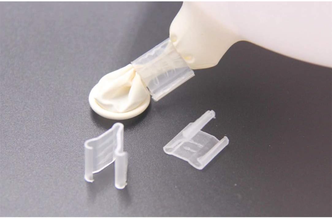 100 x balloon closures, foil balloon, latex balloon, quick release clip, no more