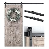 SMARTSTANDARD 6.6 FT Sliding Barn Door Soft Close