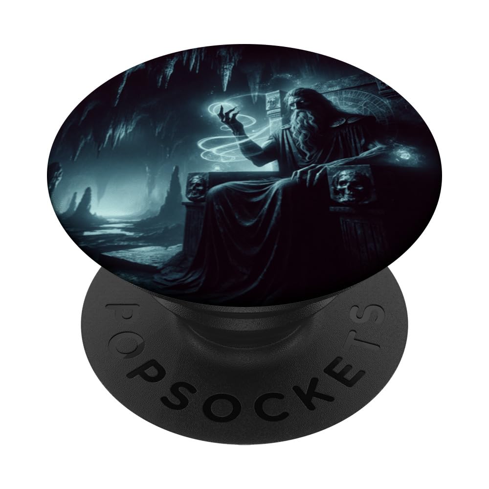 Roman Greek Pantheon Hades Pluto Dark Fantasy Myth Graphic PopSockets Swappable PopGrip