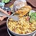 Navaris Titanium Spork Camping Utensil - 3-in-1 Fork, Spoon, Knife Cutlery Combo - Lightweight Metal Silverware for Backpacking, Hiking, Outdoors