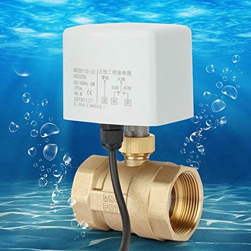 今日の超目玉大特価のdn40 3ワイヤ 1 1 2インチ 真鍮電動ボールバルブ 2ウェイ 1 1 2インチ 空圧 油圧 配管 Ac2v Shijing 真鍮ボールバルブ Dn40 B07vrcdsb9 空圧 油圧 配管