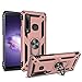 Case for Samsung Galaxy A9 2018 Case,Galaxy A9s Armor Case Hybrid Dual Layer 360 Degree Rotating Kickstand Phone Protective for Samsung Galaxy A9 Star pro(Pink)