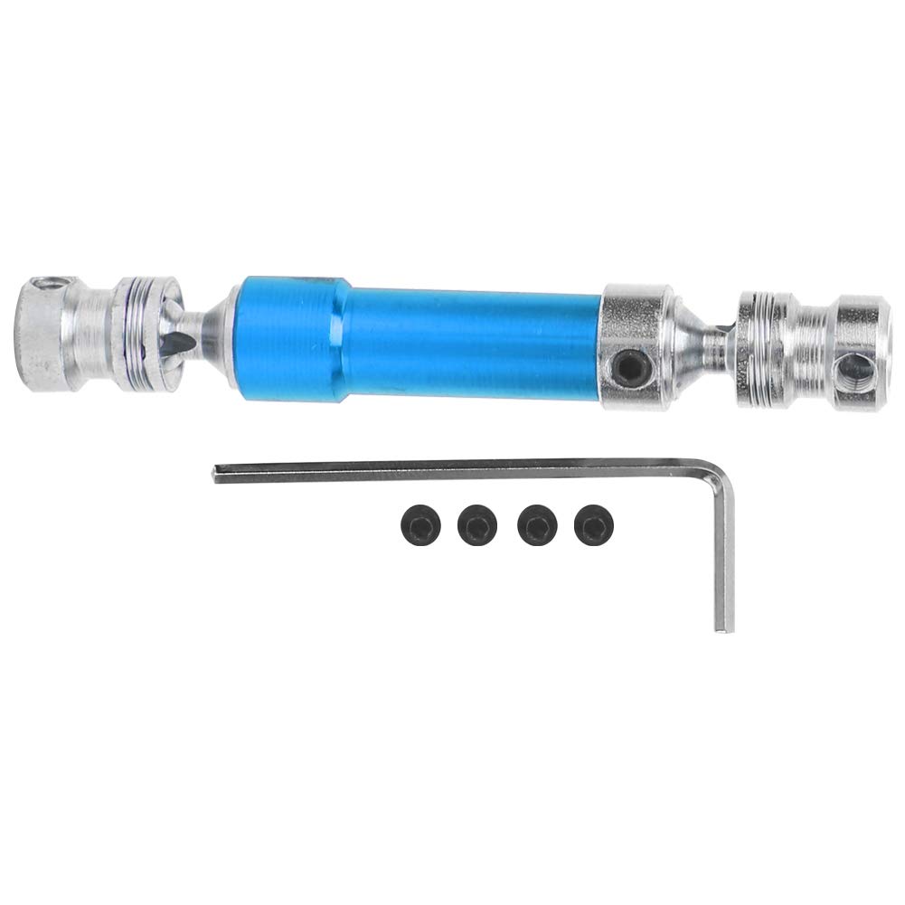1/12 CVD Rear Drive Shaft Metal Vehicle Parts Compatible with WLtoys 12428 12423 RC Model Car Accessory (Blue)