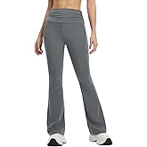baleaf Womens Flare Yoga Pants Fold Over Flared Leggings with Pockets Tummy Control Bootcut Pants