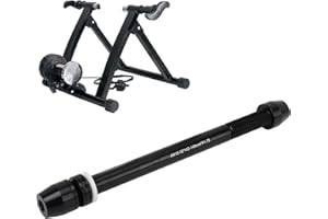 Adjustable Length Bike Trainer Shaft, Aluminum Alloy High Strength Bike Trainer Axle for M12x142 to M12x148mm Hub with Easy I