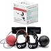 QSTA Boxing React Reflex Ball Bundle | 2-in-1 Boxing Reflex Ball Bundle | 2 Headbands + 2 Punching Ball + 2 handwraps | 2 Training Ball on String | React Reflect Ball | Perfect for Kids & Adults